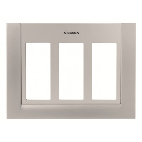 NIESSEN 2CLA117300T1301 2CLA117300T1301 T1173 PL NIESSEN Placa caja/zocalo 3 columnas PL